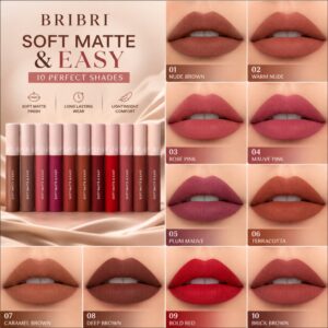 BriBri 10 Pcs Matte Lipstick Set
